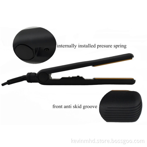 MHD-066B Ceramic Tourmaline ionic 1 inch best styling flat iron/hair straightener